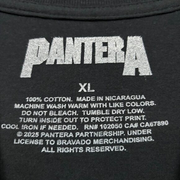 Pantera Cowboys From Hell Thrash Metal Band T-Shirt Size Extra Large - Picture 4 of 4
